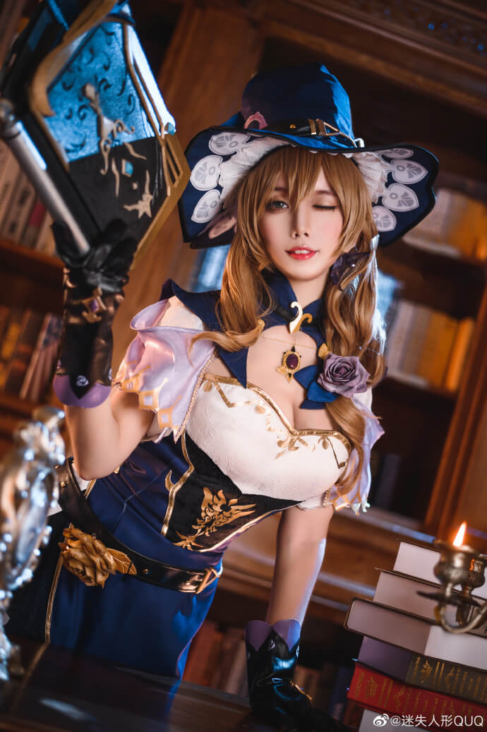 【COS正片】原神丽莎cos 知性魔女 cn迷失人形QUQ - 第7张 - 机器猫次元